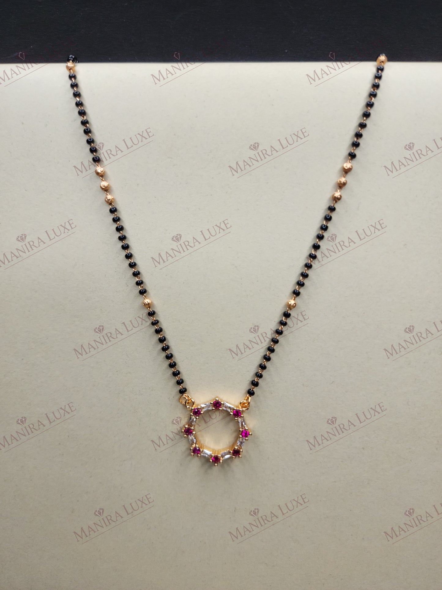 PARIDHA ROSE GOLD MANGALSUTRA