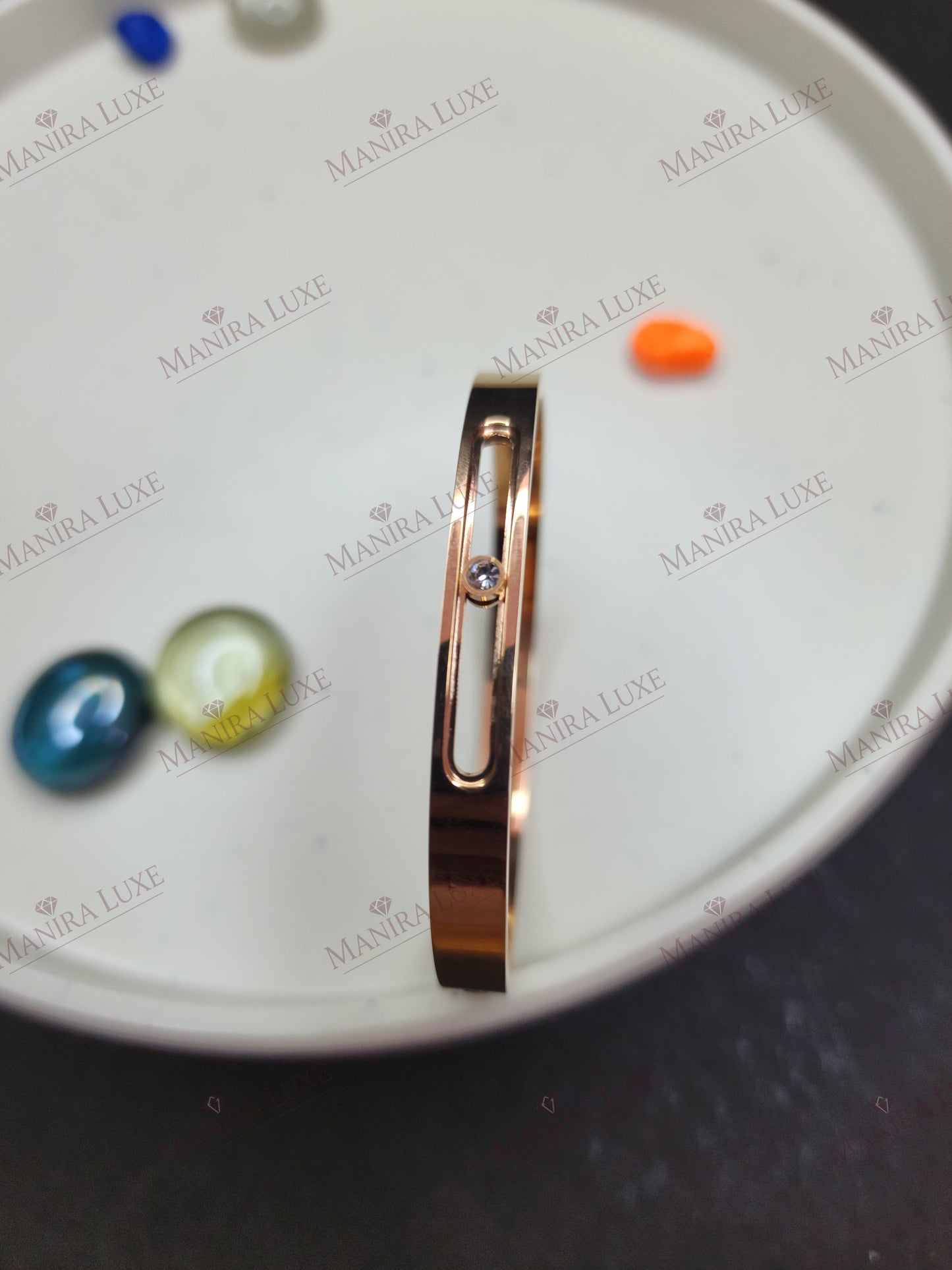 THE KINETIC GLIDE ROSE GOLD BRACELET