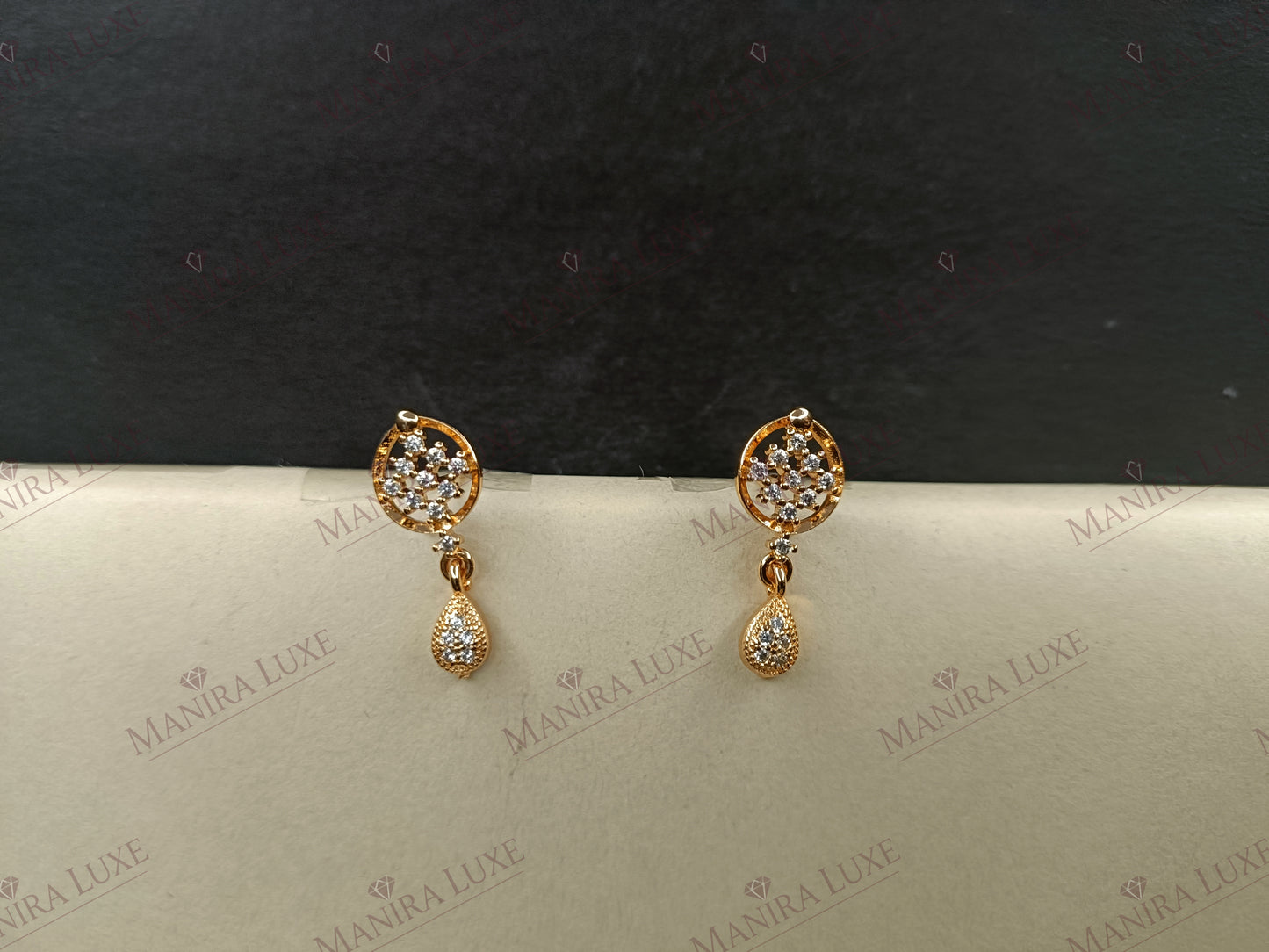 THE GEOMETRIC GLAMOUR ROSE GOLD MANGALSUTRA SET