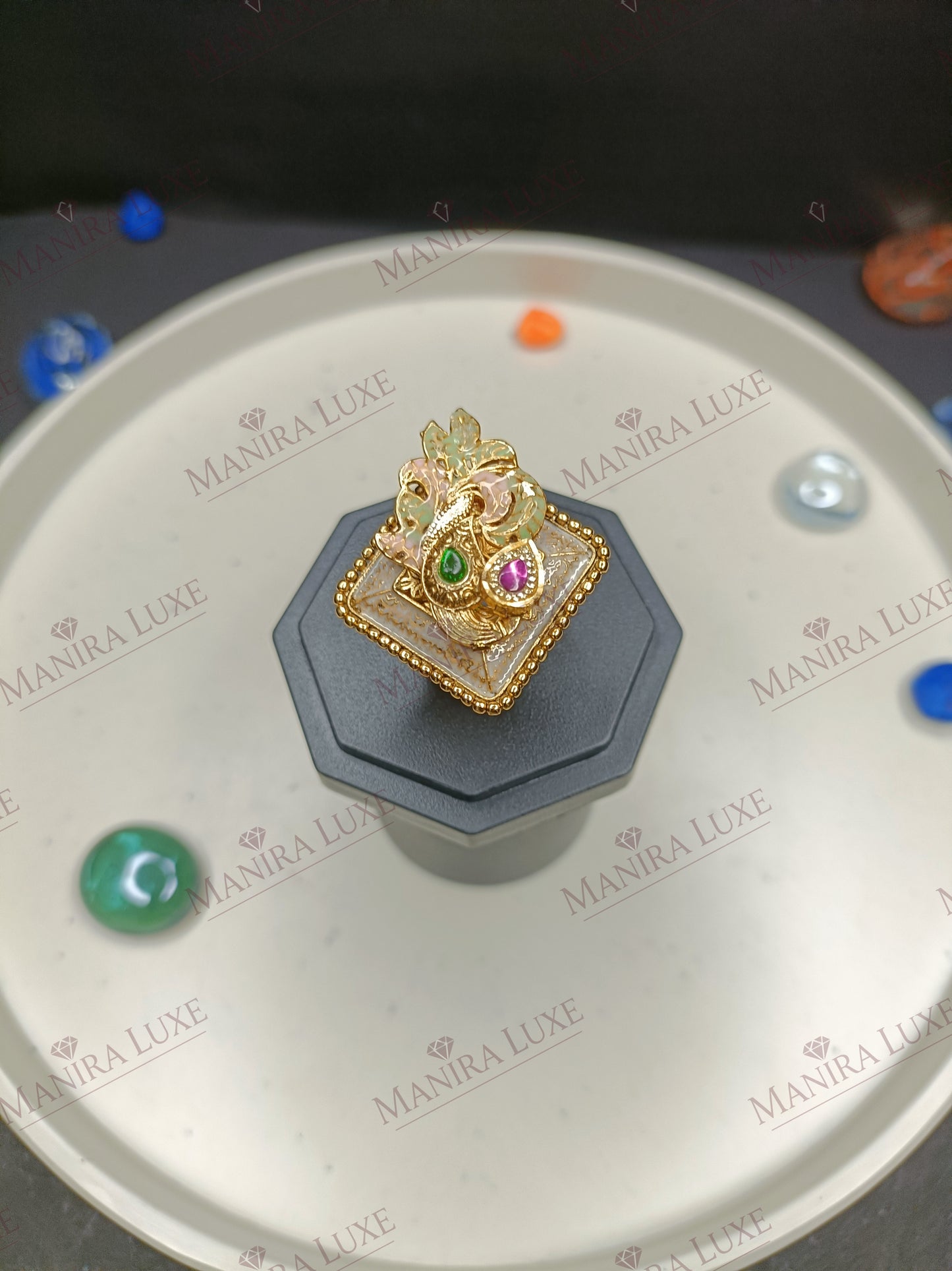 MAYURI GOLD FREE SIZE RING
