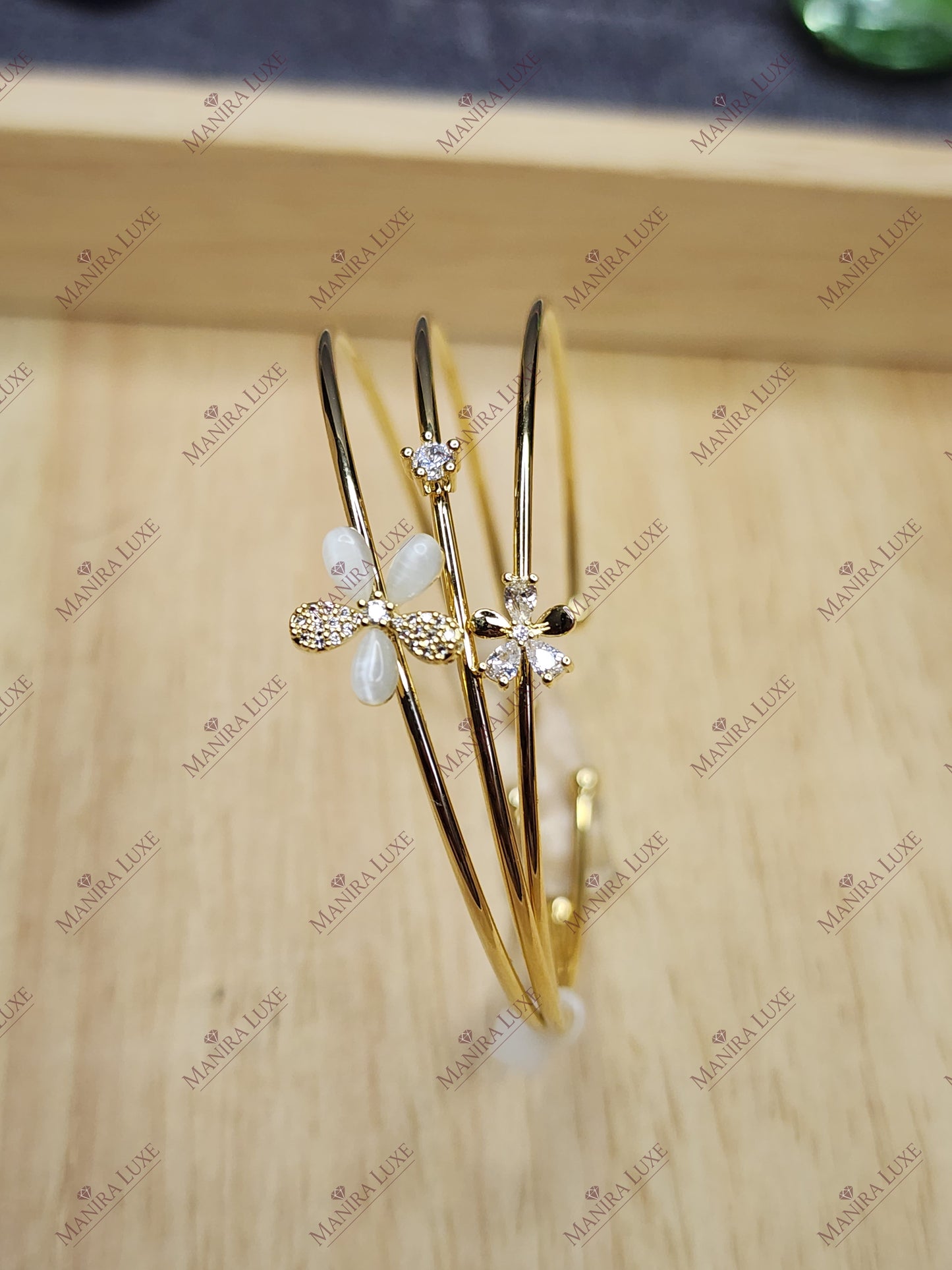PARALLEL PETAL WRAP BRACELET