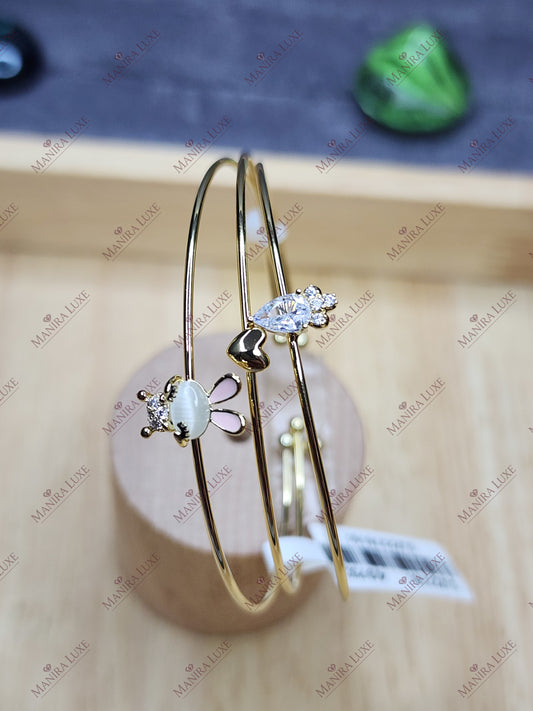 BUNNY &BLOOM BANGLE BRACELET