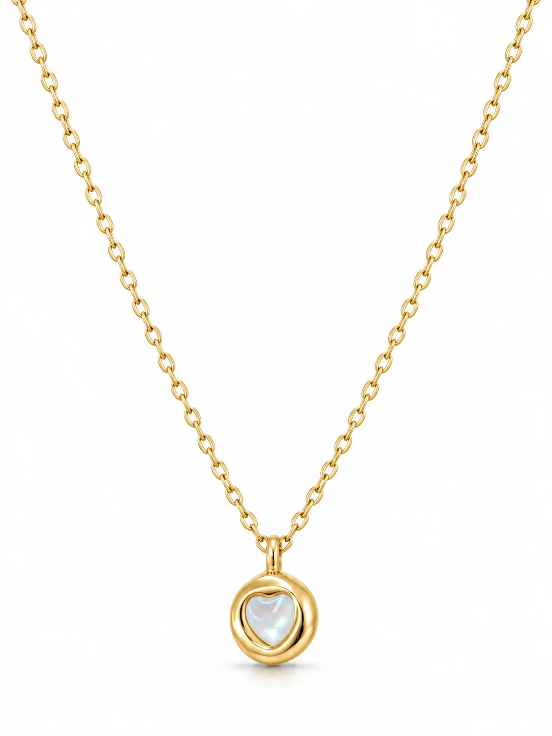 Delicate Gold Mother-of-Pearl Necklace