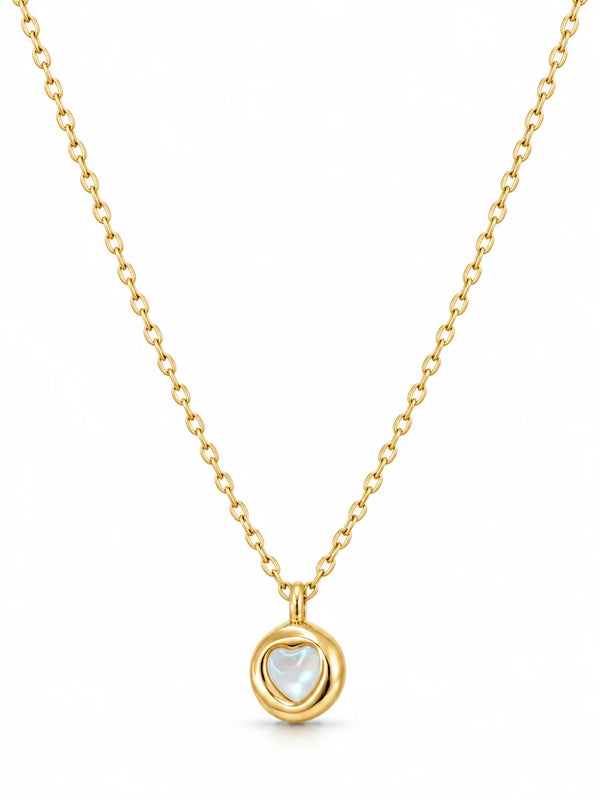 Delicate Gold Mother-of-Pearl Necklace
