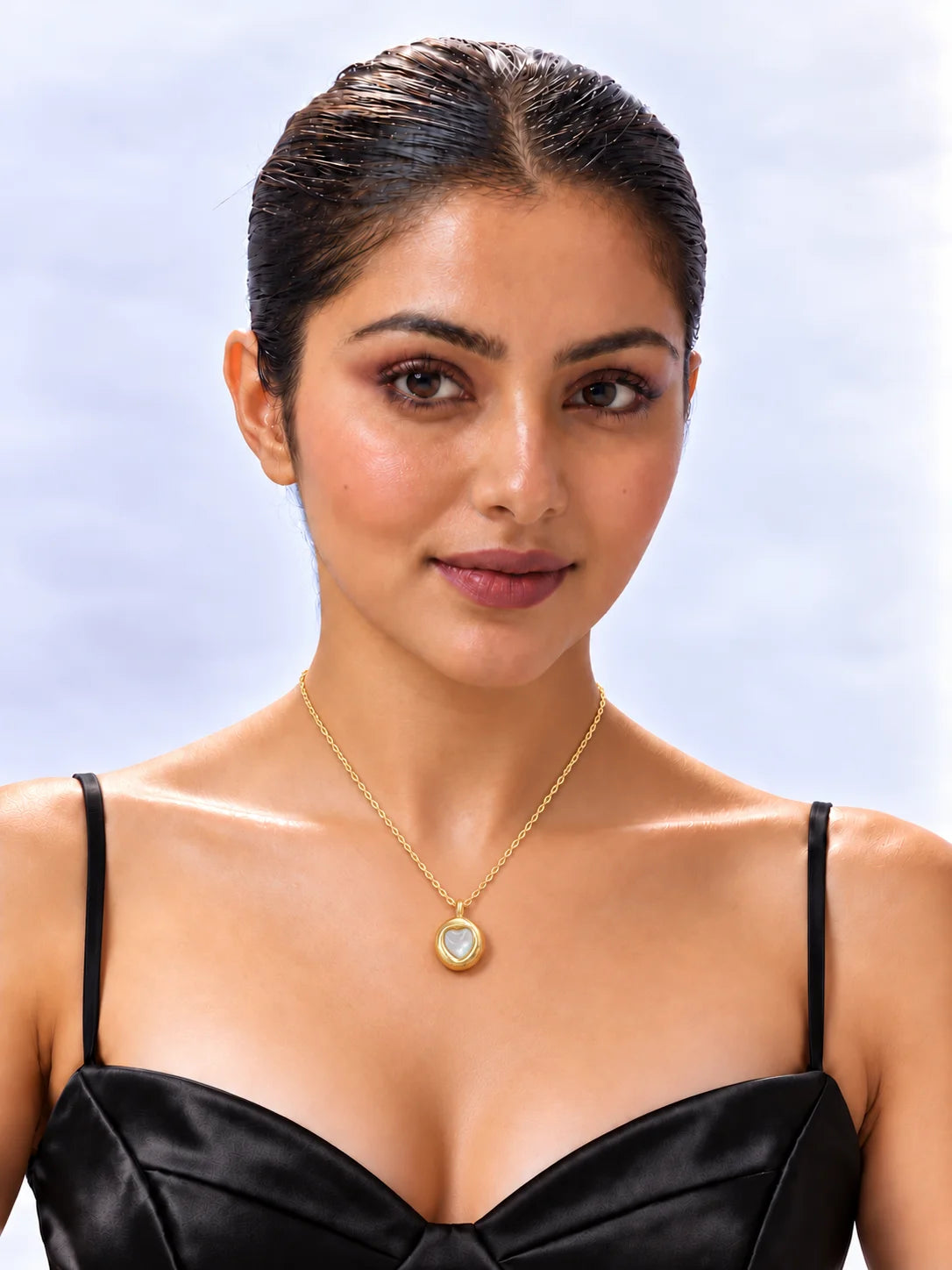 Delicate Gold Mother-of-Pearl Necklace