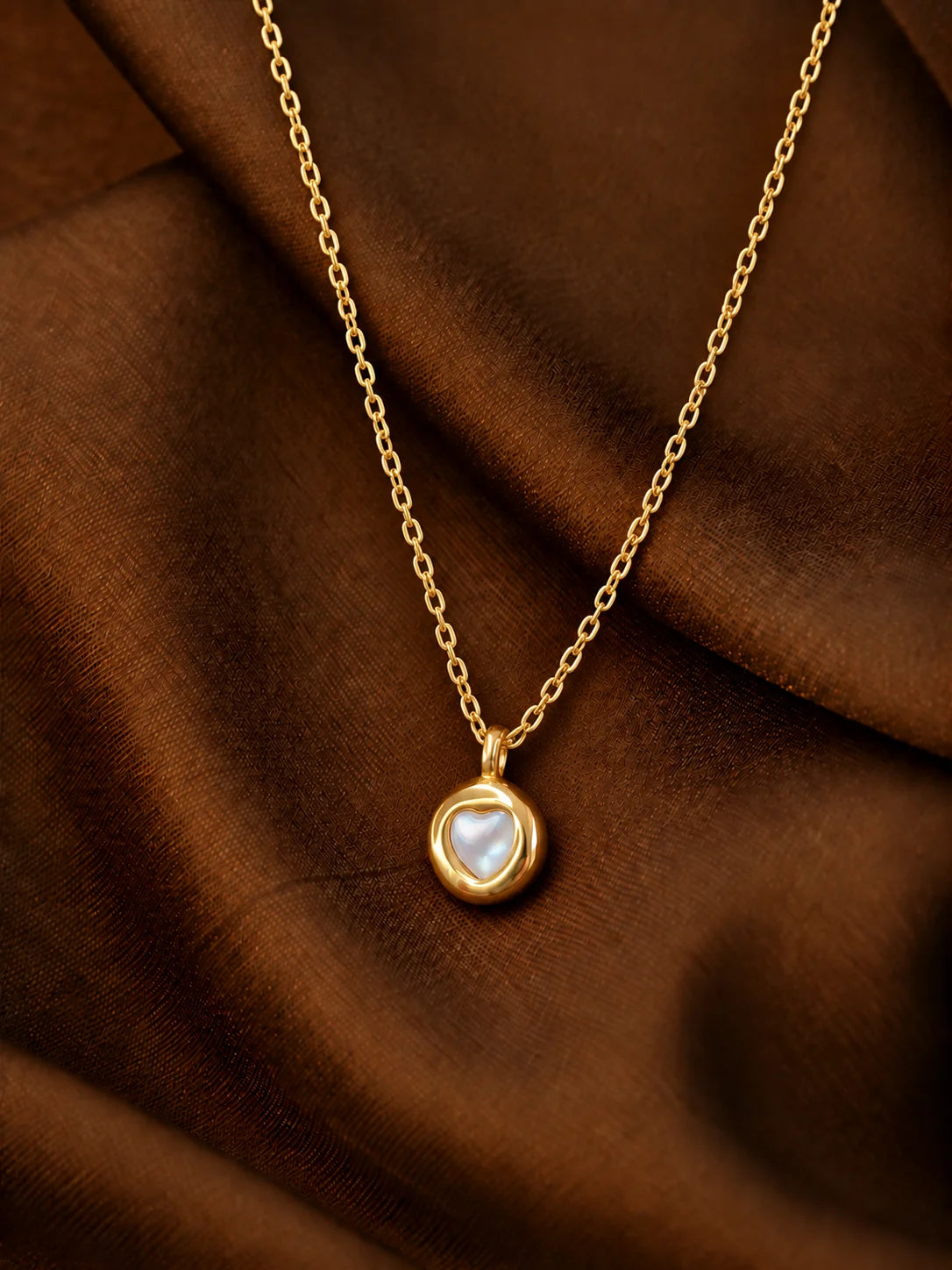 Delicate Gold Mother-of-Pearl Necklace