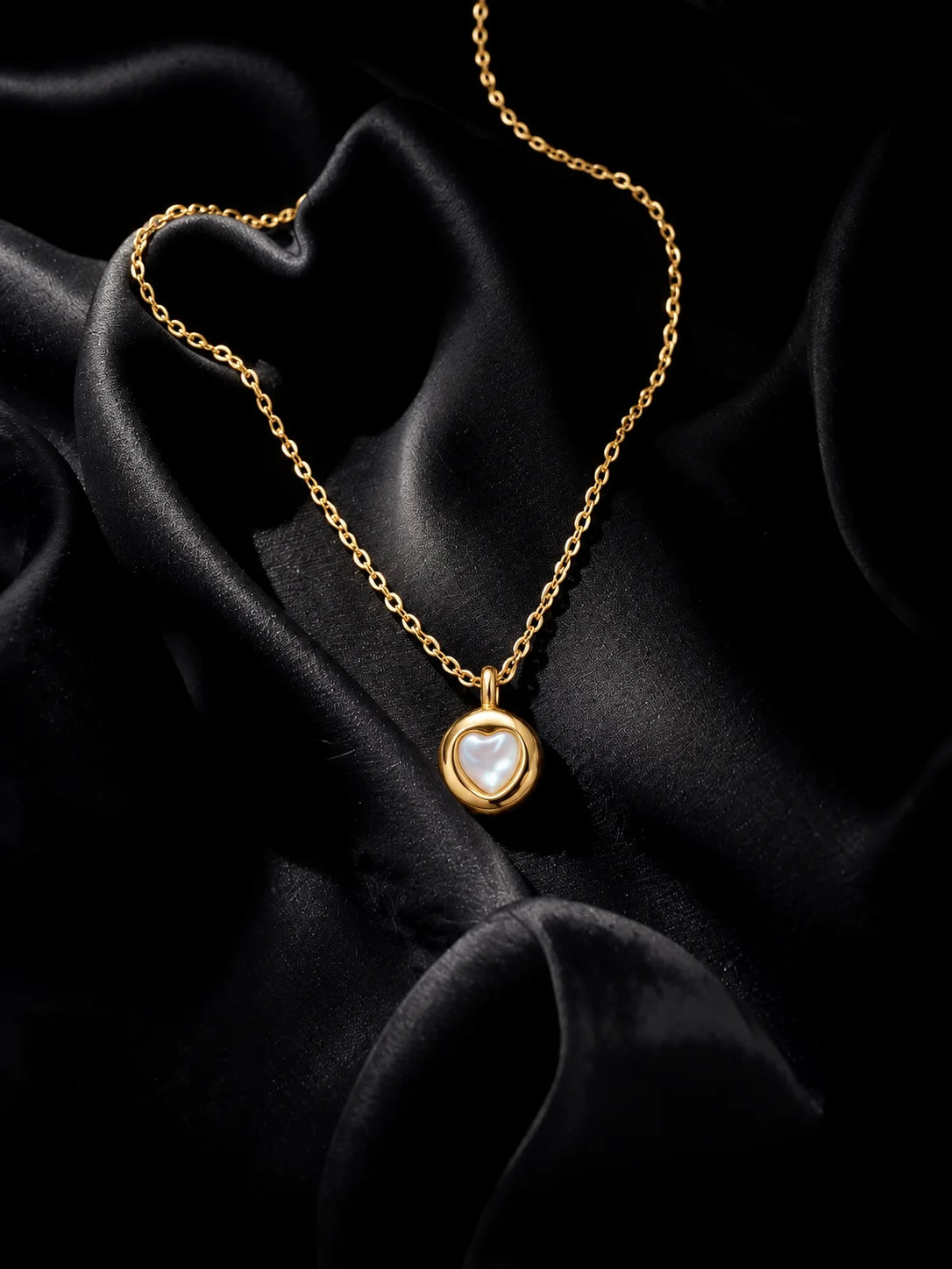 Delicate Gold Mother-of-Pearl Necklace