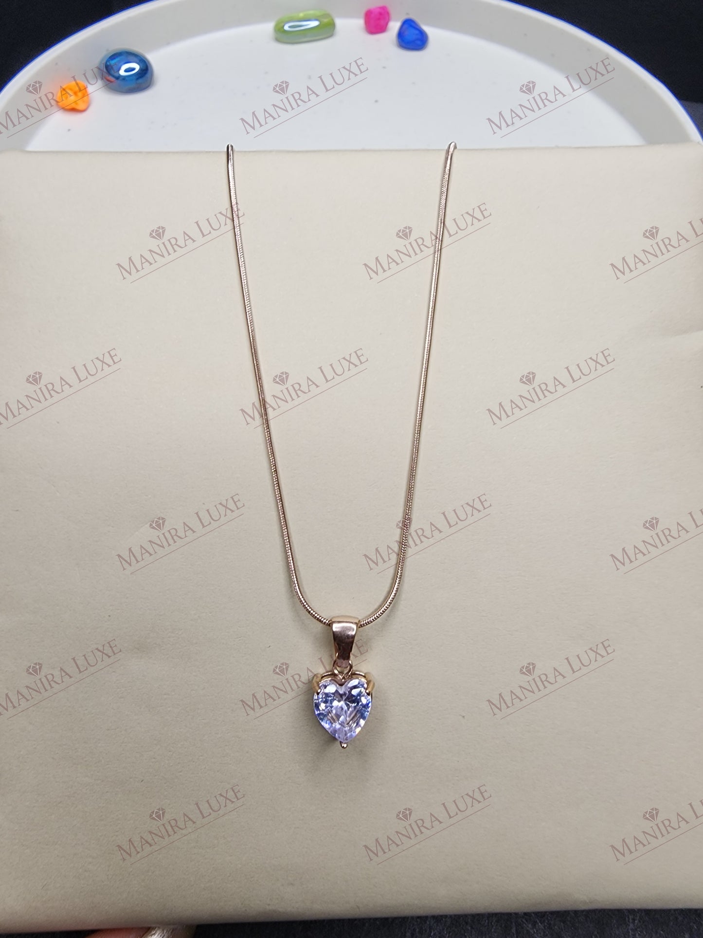 ETERNAL EMBER ROSE GOLD NECKLACE