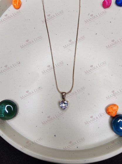ETERNAL EMBER ROSE GOLD NECKLACE