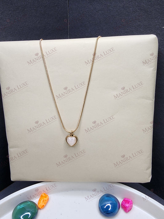 SLEEK RADIANCE ROSE GOLD NECKLACE