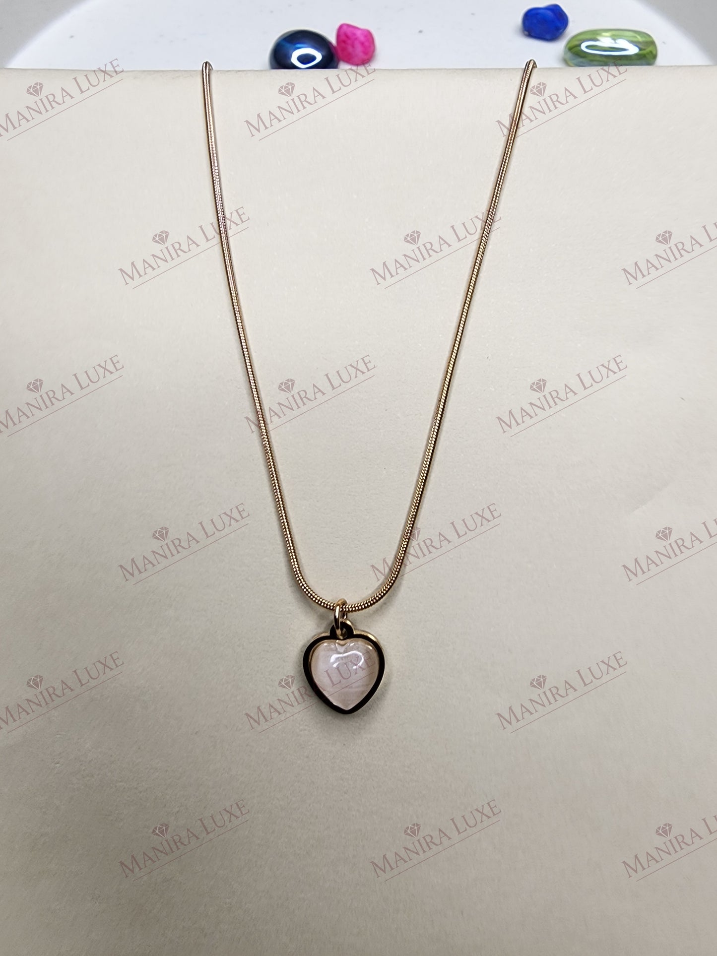 SLEEK RADIANCE ROSE GOLD NECKLACE