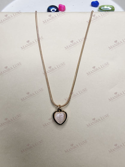 SLEEK RADIANCE ROSE GOLD NECKLACE