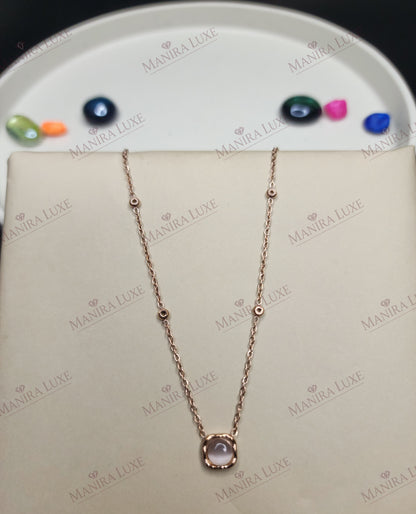 ROSE NEBULA ROSE GOLD NECKLACE