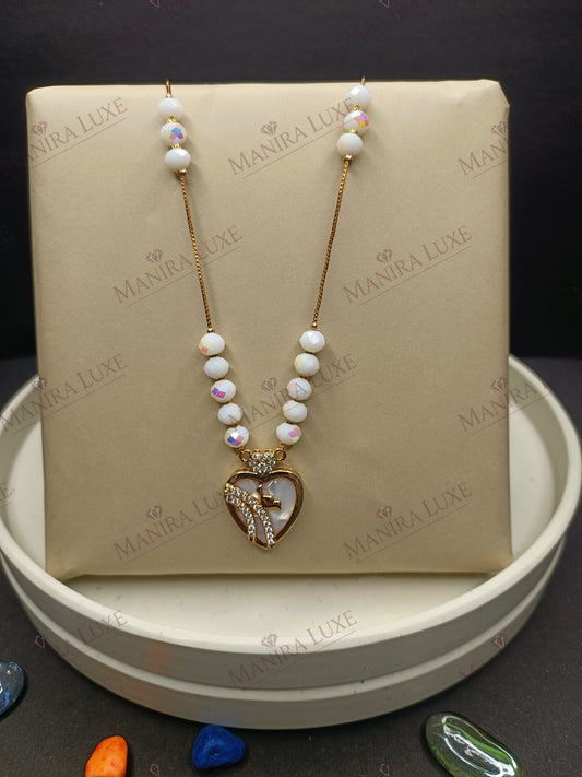 THE LOVE LOCKET MOP ROSEGOLD NECKLACE