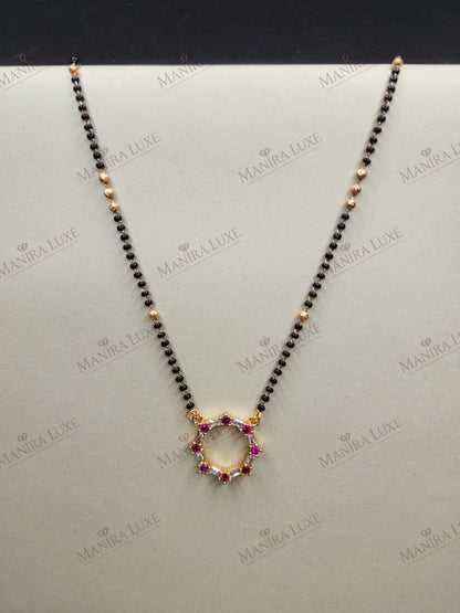 PARIDHA ROSE GOLD MANGALSUTRA
