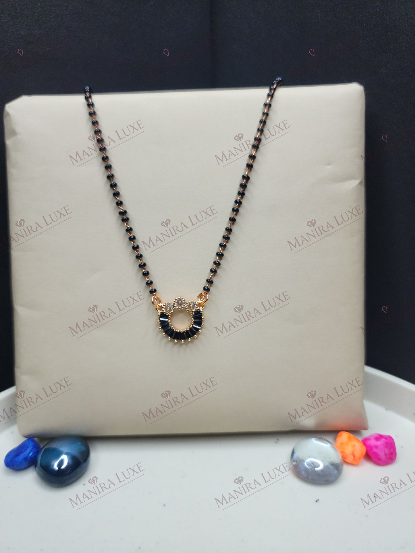 ANANTYA ROSE GOLD MANGLSUTRA
