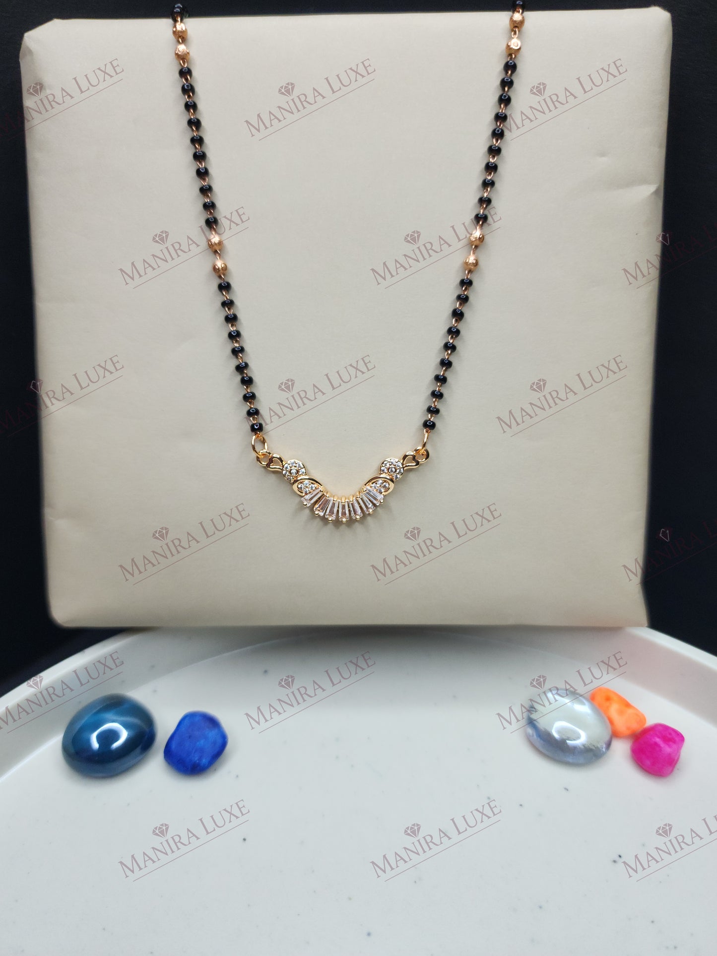 SWARNA REKHA ROSE GOLD MANGALSUTRA