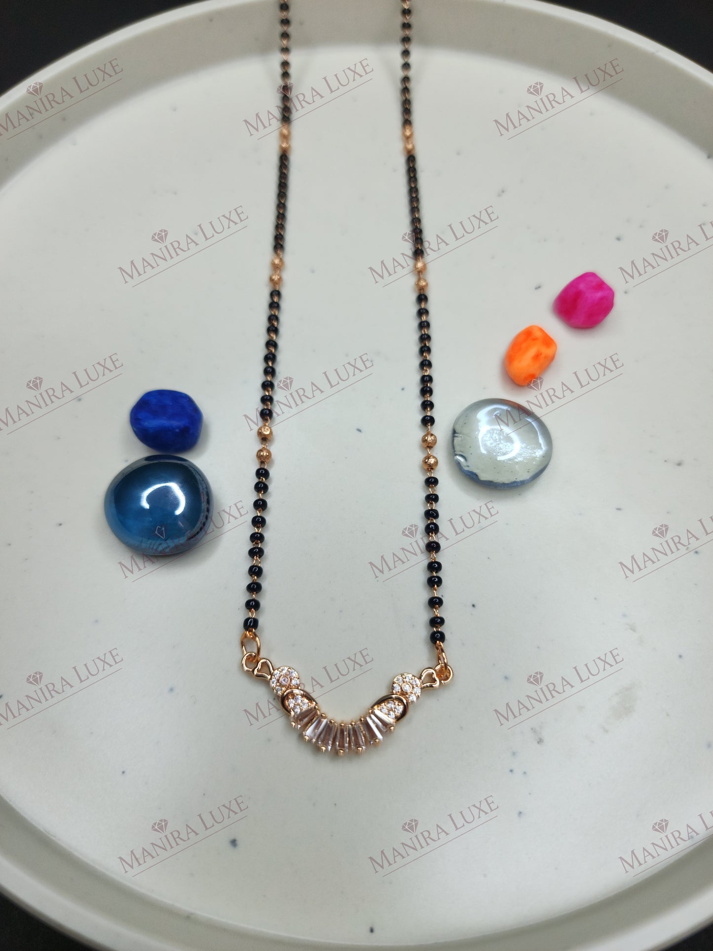 SWARNA REKHA ROSE GOLD MANGALSUTRA