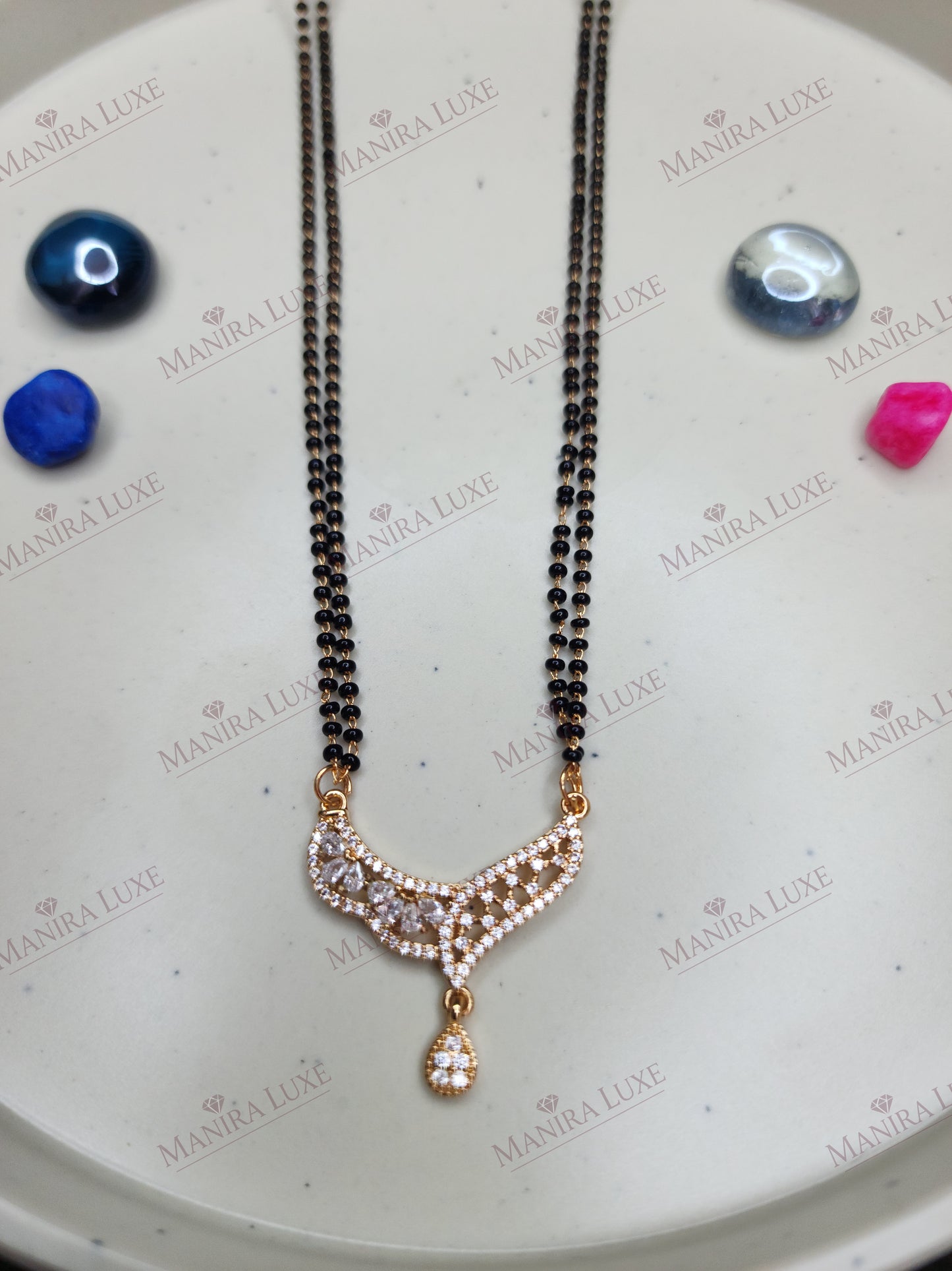 AURA ARC ROSE GOLD MANGALSUTRA