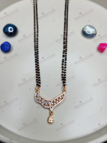 AURA ARC ROSE GOLD MANGALSUTRA