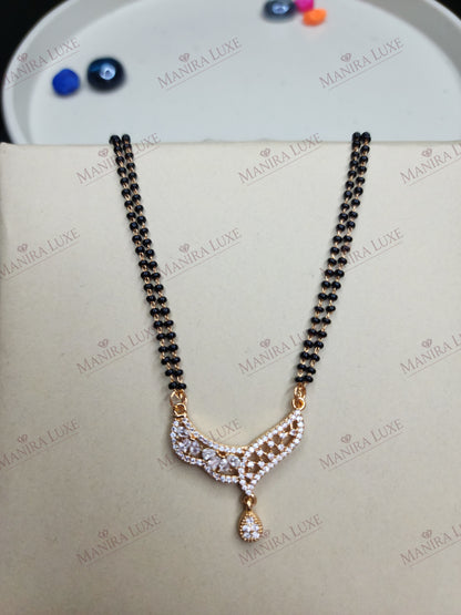 AURA ARC ROSE GOLD MANGALSUTRA