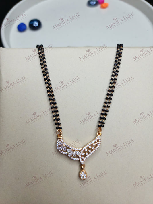 AURA ARC ROSE GOLD MANGALSUTRA