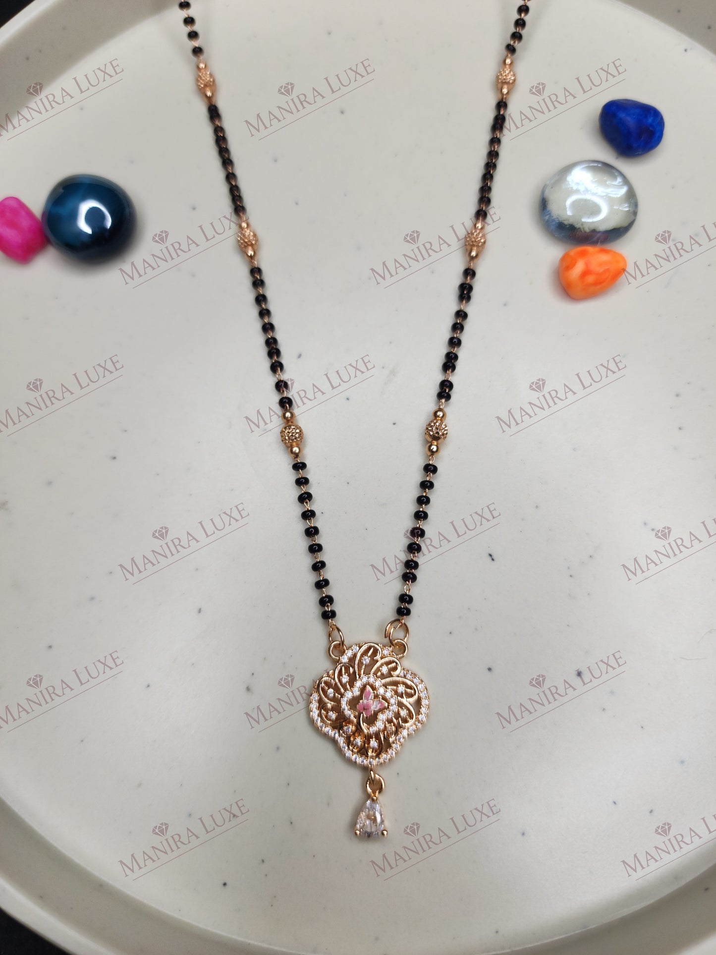 BLUSH RADIANCE ROSE GOLD MANGALSUTRA