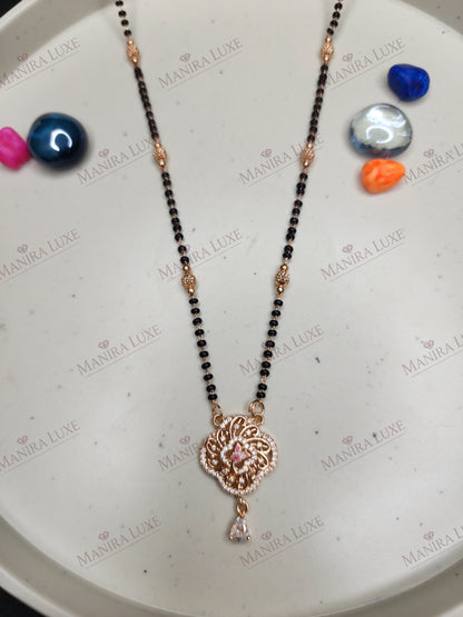 BLUSH RADIANCE ROSE GOLD MANGALSUTRA