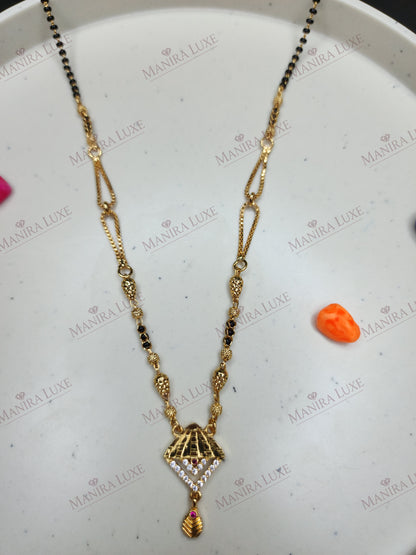 THE PRISM PETAL GOLD MANGALSUTRA