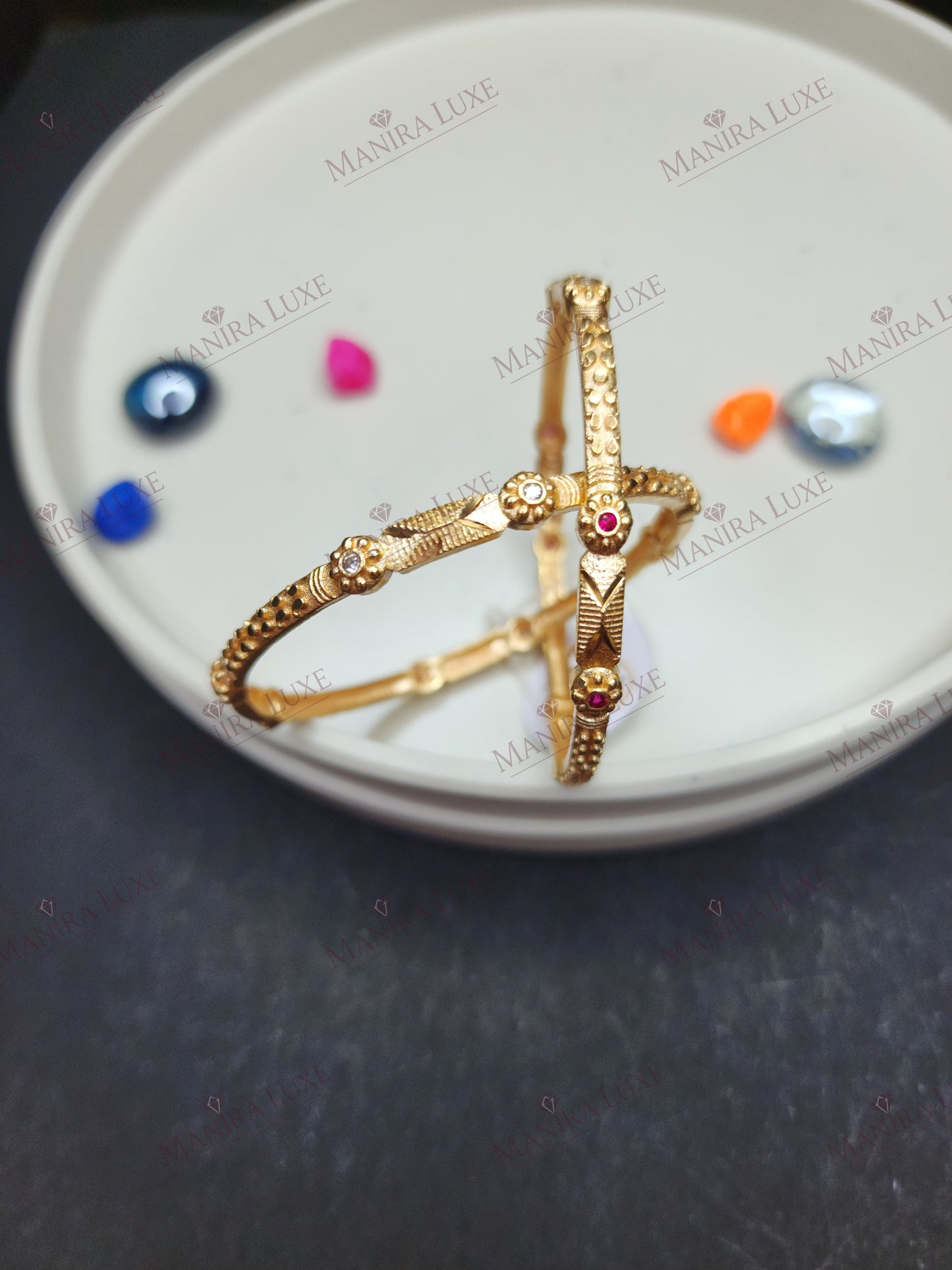 ARANYA ARKA GOLD BANGLES
