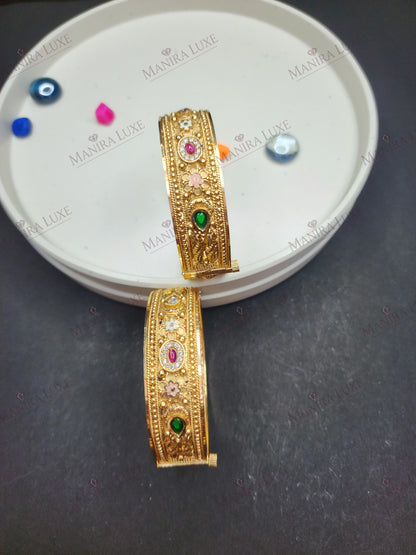 THE MAHARANI HERITAGE GOLD BANGLES