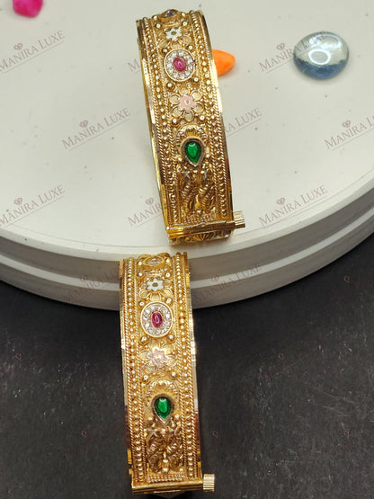THE MAHARANI HERITAGE GOLD BANGLES