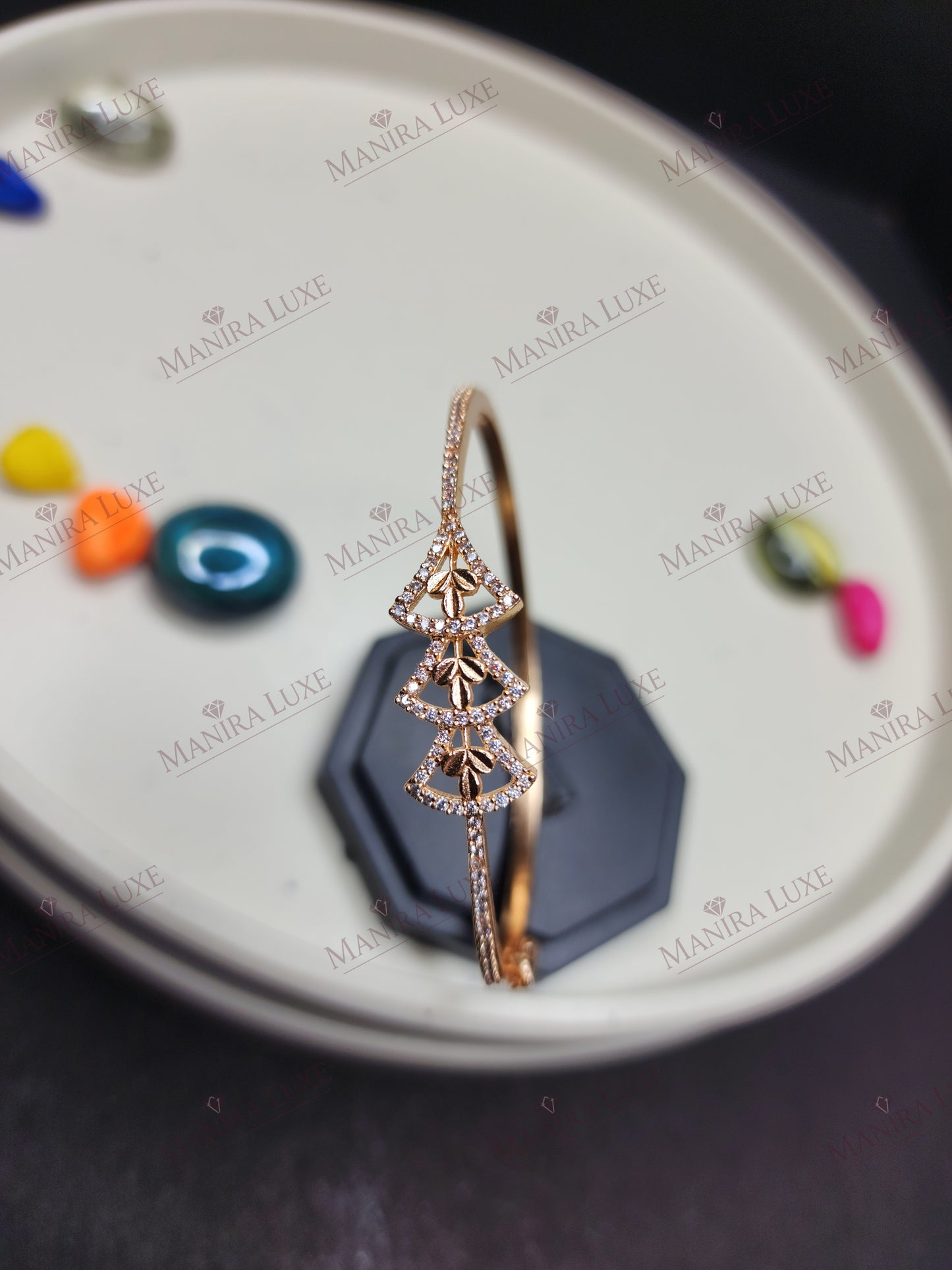 PETALS OF DAWN ROSE GOLD BRACELET