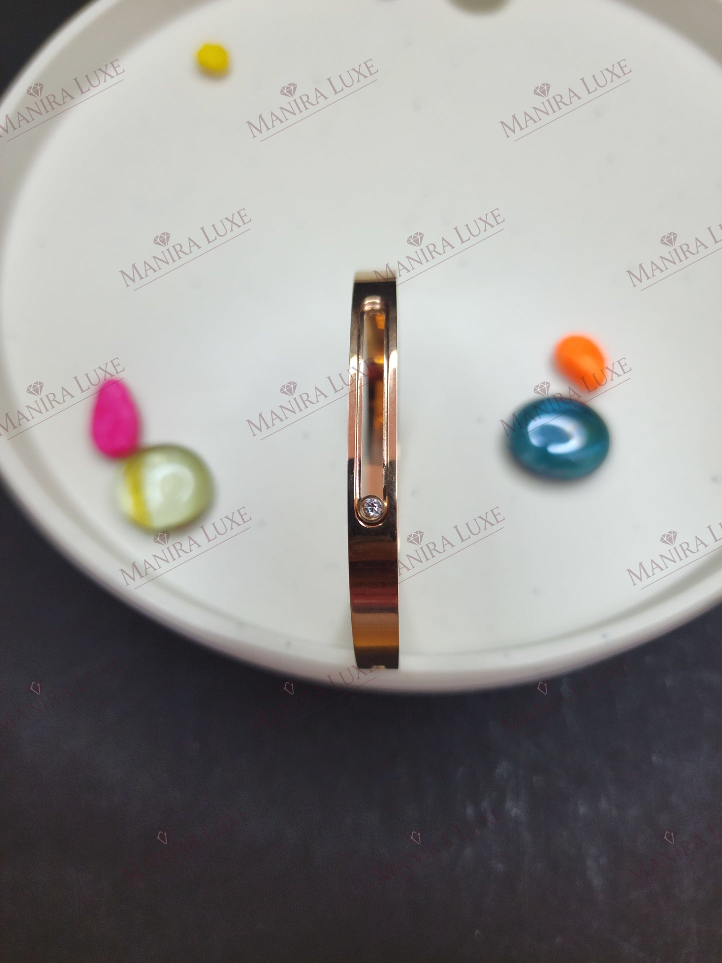 THE KINETIC GLIDE ROSE GOLD BRACELET