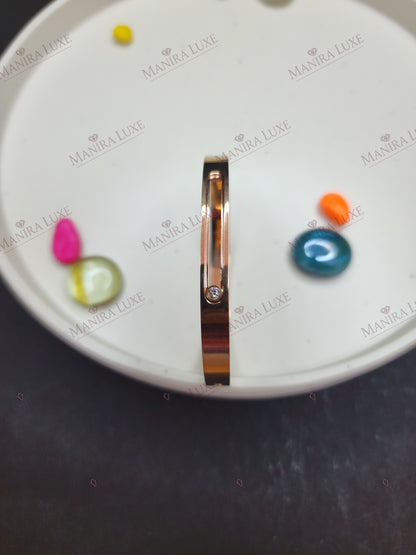 THE KINETIC GLIDE ROSE GOLD BRACELET