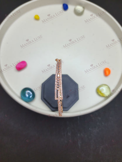 LUXE LATTICE ROSE GOLD BRACELET