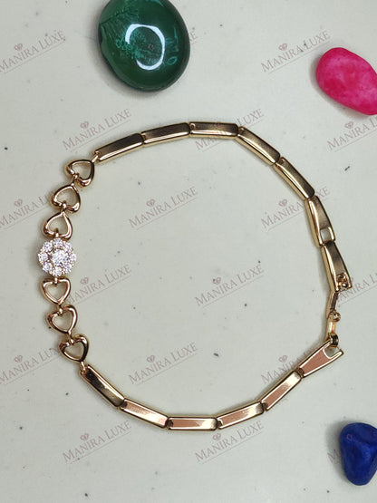 CELESTIAL PULSE ROSE GOLD BRACELET