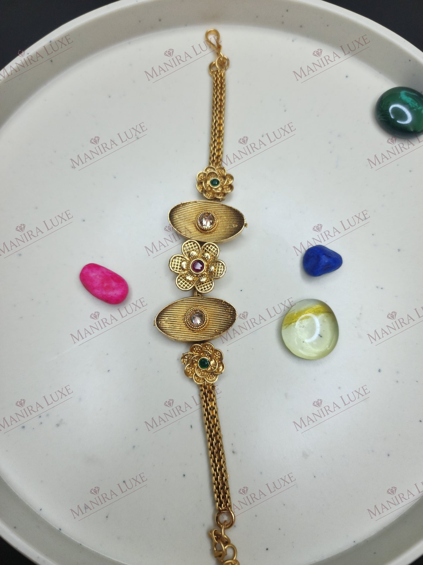 MAHARANI FLORA GOLD BRACELET