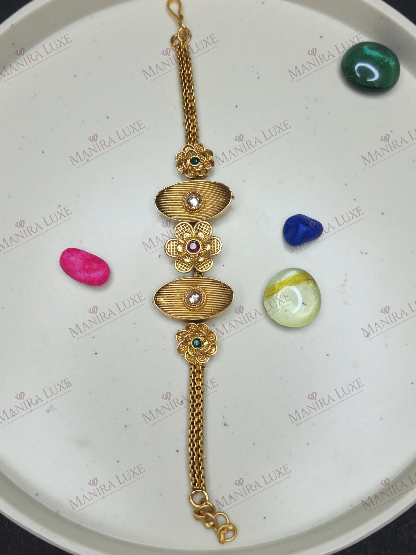 MAHARANI FLORA GOLD BRACELET