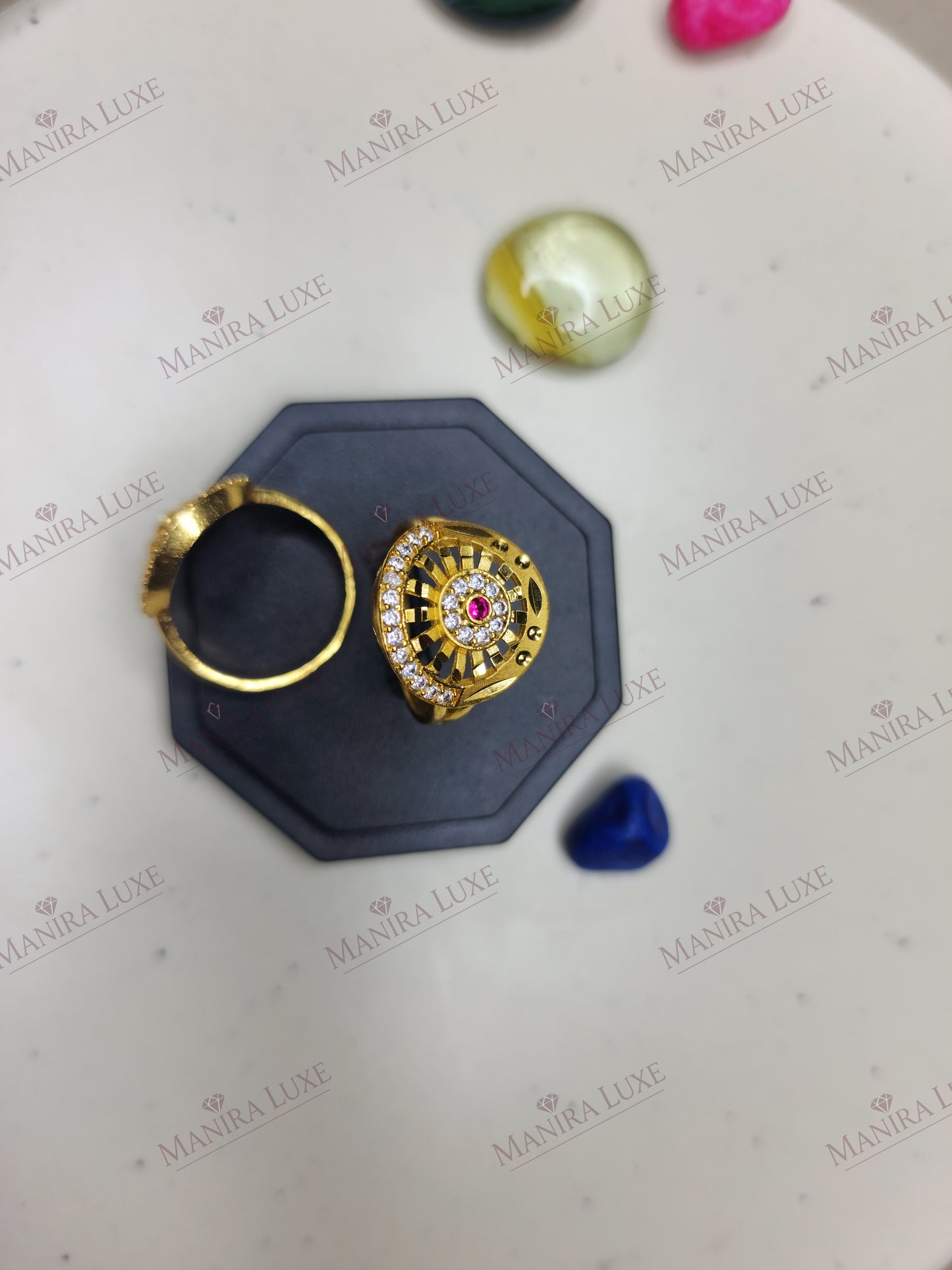 SOLSTICE BLOOM GOLD RING