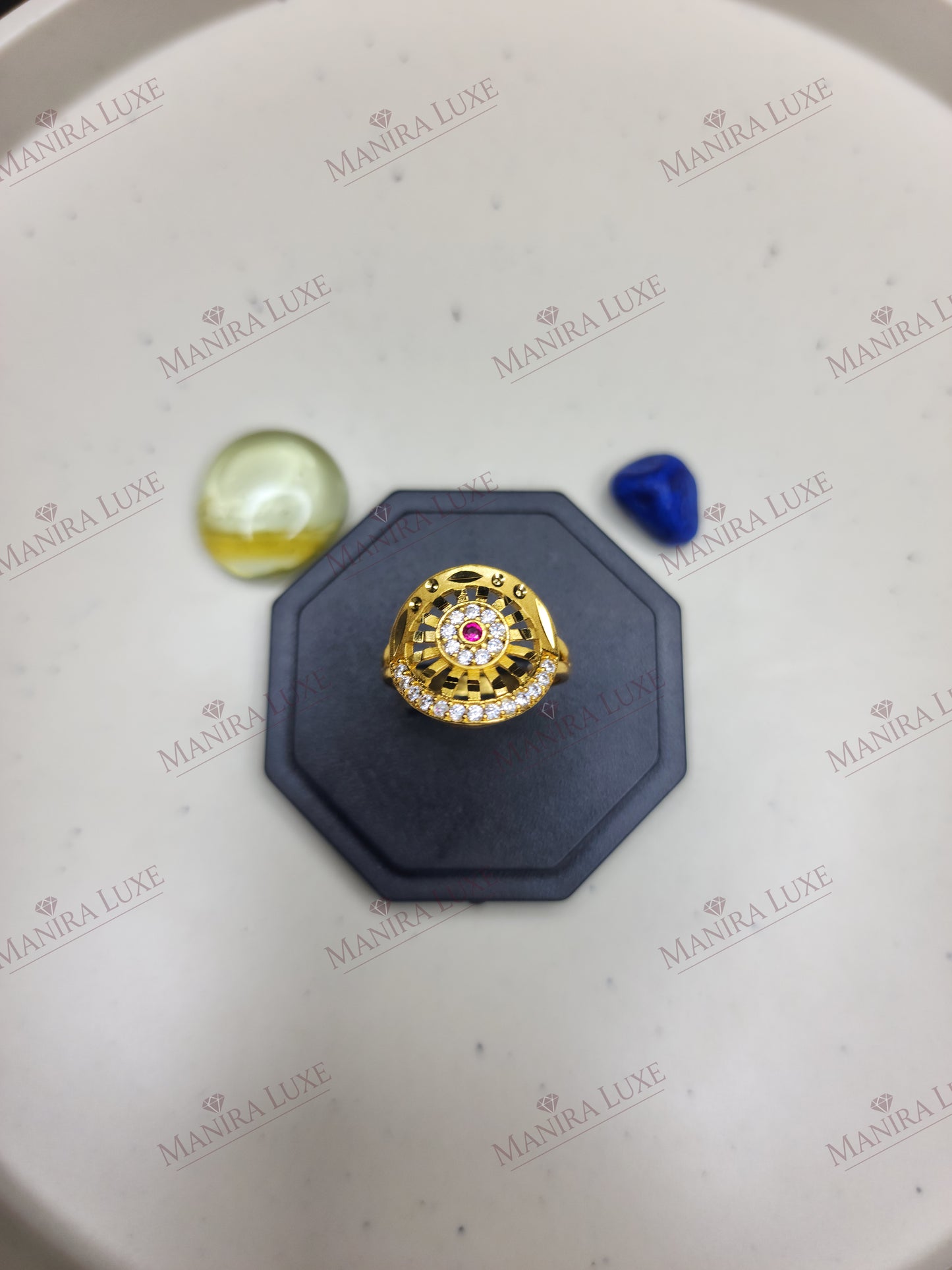 SOLSTICE BLOOM GOLD RING