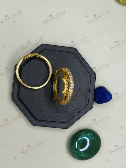 AURIC RIBBON GOLD RINGS