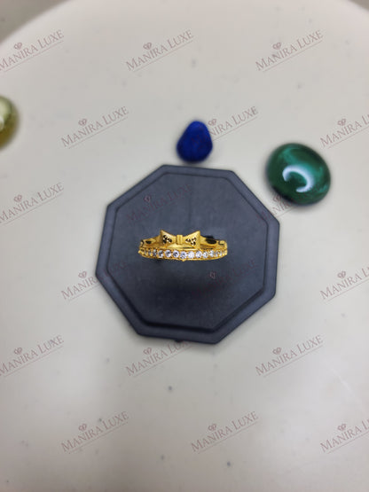 AURIC RIBBON GOLD RINGS