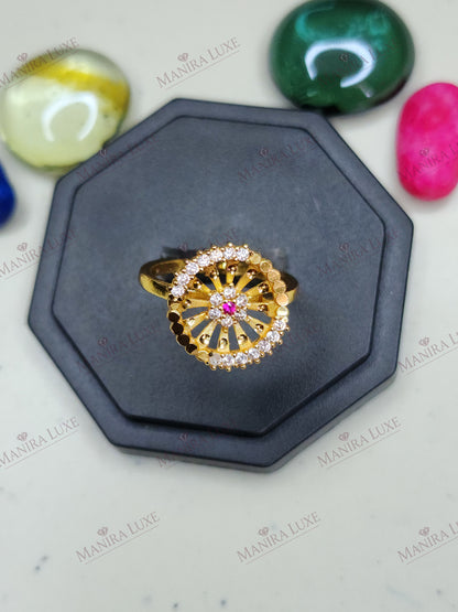 SOLARIS GOLD RING