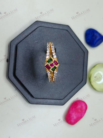 THE WILDBERRY BLOOM GOLD RING