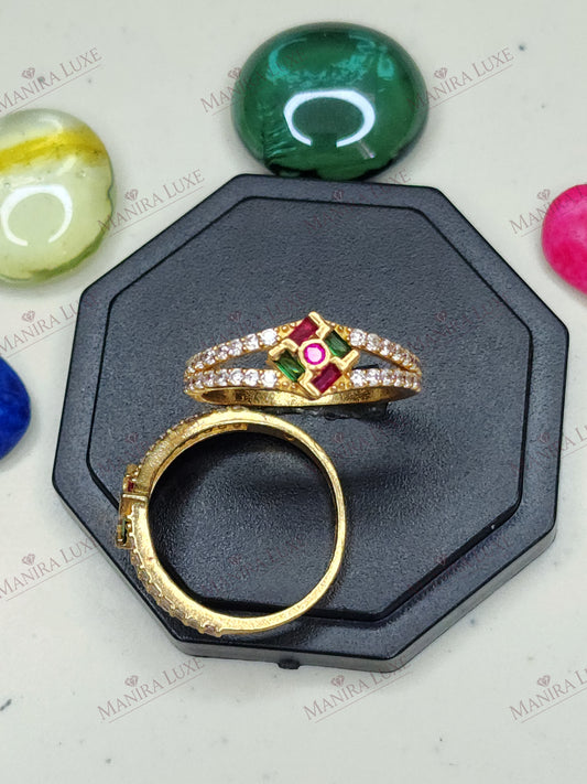 THE WILDBERRY BLOOM GOLD RING