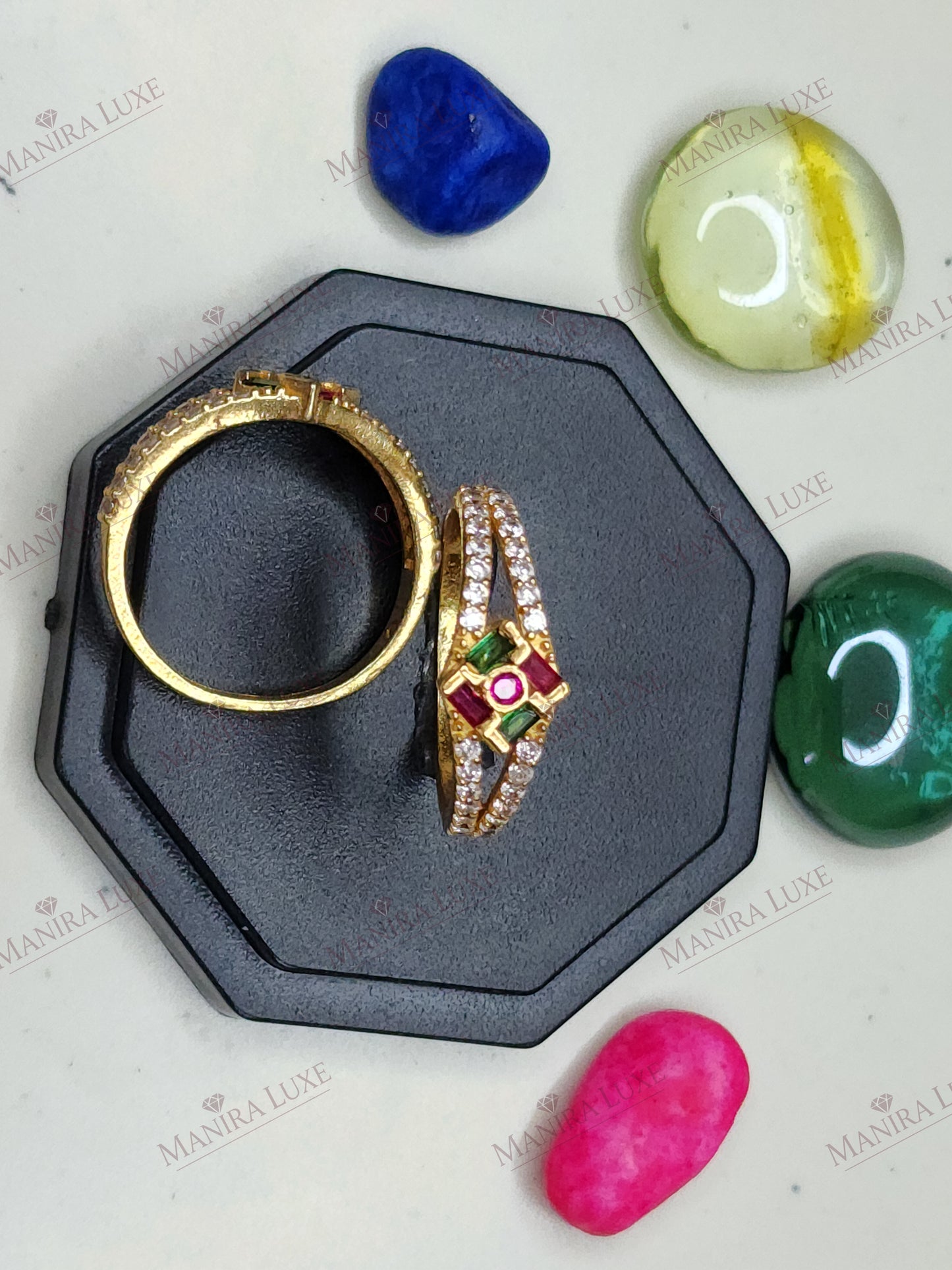THE WILDBERRY BLOOM GOLD RING