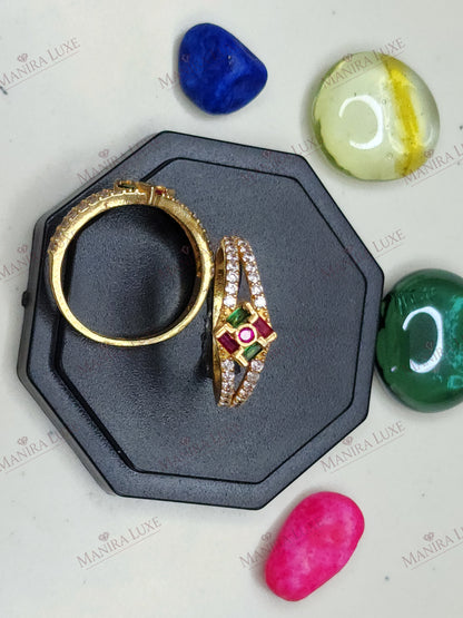 THE WILDBERRY BLOOM GOLD RING