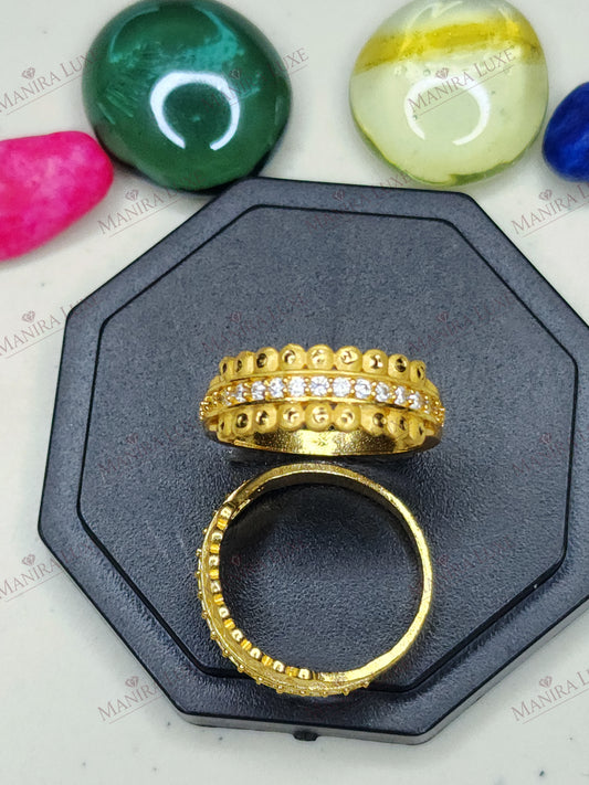 AURELIAN ARCADE GOLD RING