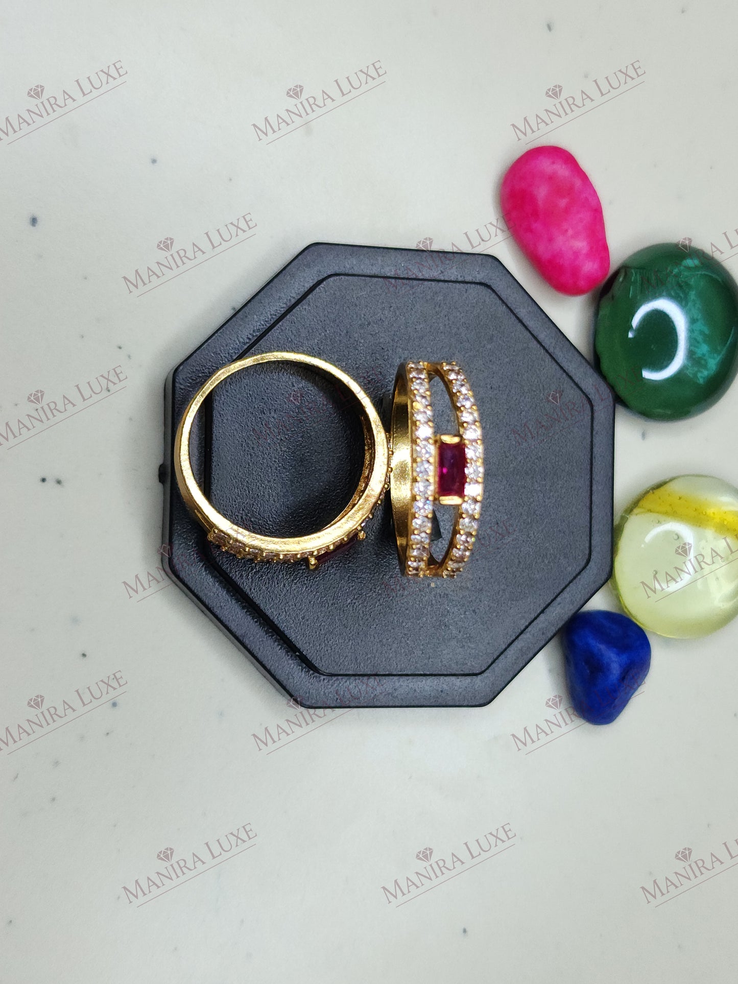 REGAL EMBER GOLD RING